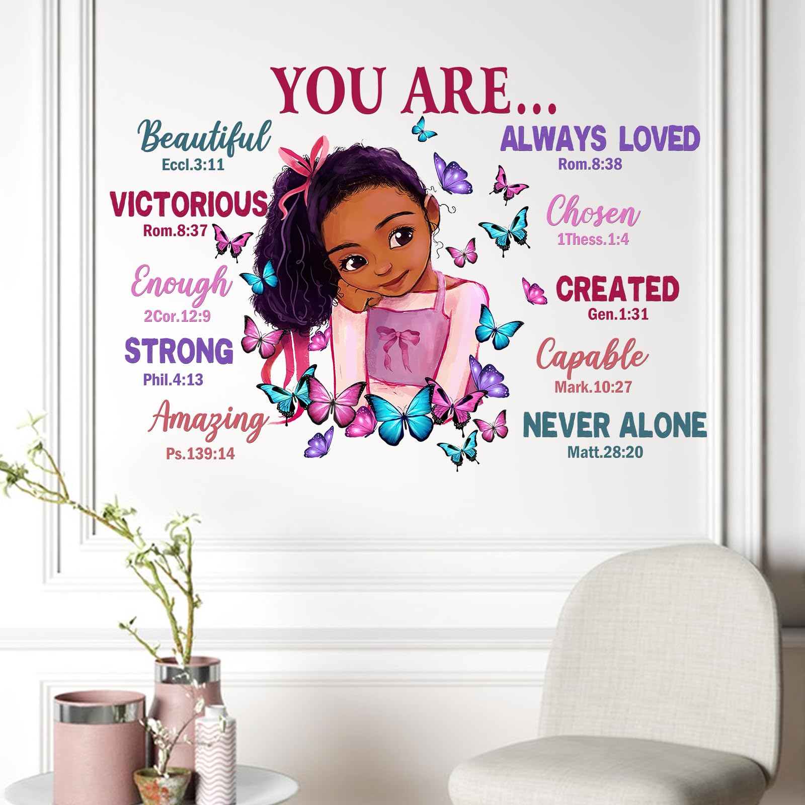 Yovkky removable wall decal for easy playroom and bedroom decorating