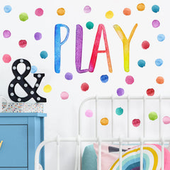 Yovkky removable wall stickers in bright colors, easy to reposition