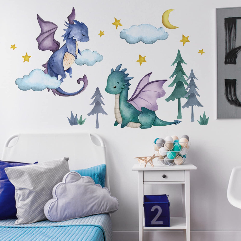 Yovkky Self-adhesive wall decals in eco-friendly vinyl; durable and removable.