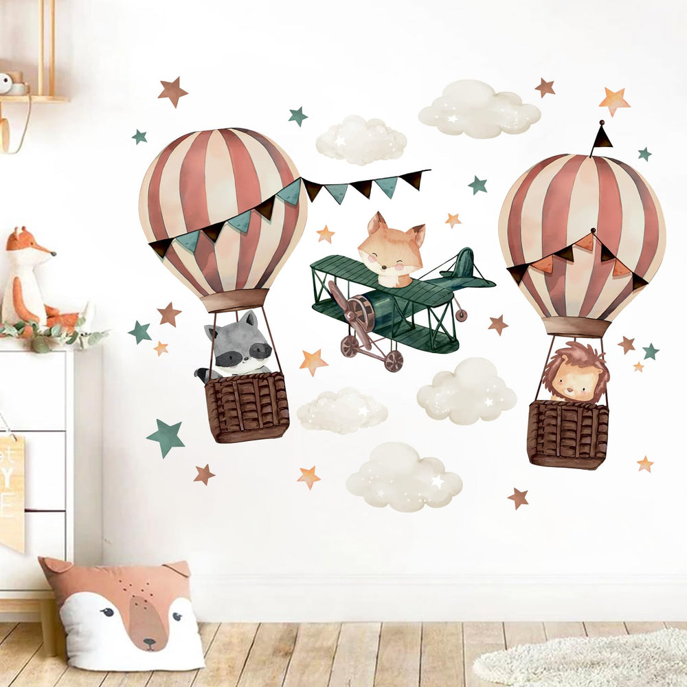 Yovkky cute animals wall decals ideal for classroom parties