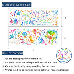 Yovkky Watercolor Music closeup notes highlight vivid colors and smooth finish.