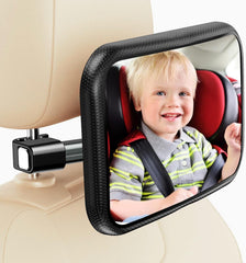 YOVKOK baby car mirror hook clip offers secure attachment for rear-facing monitoring.