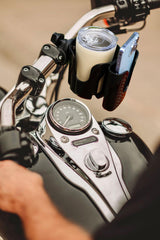 Yoyoapple 2-in-1 holder holds phone and cup securely during travel.