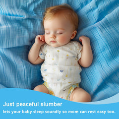 YOYOBOO stretchy-waistband showcases flexible fit during active baby moments