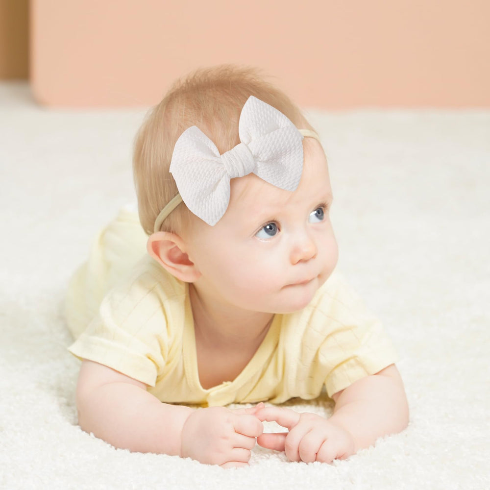 yoyokid baby headband pink bow enhances cute outfits and photo moments