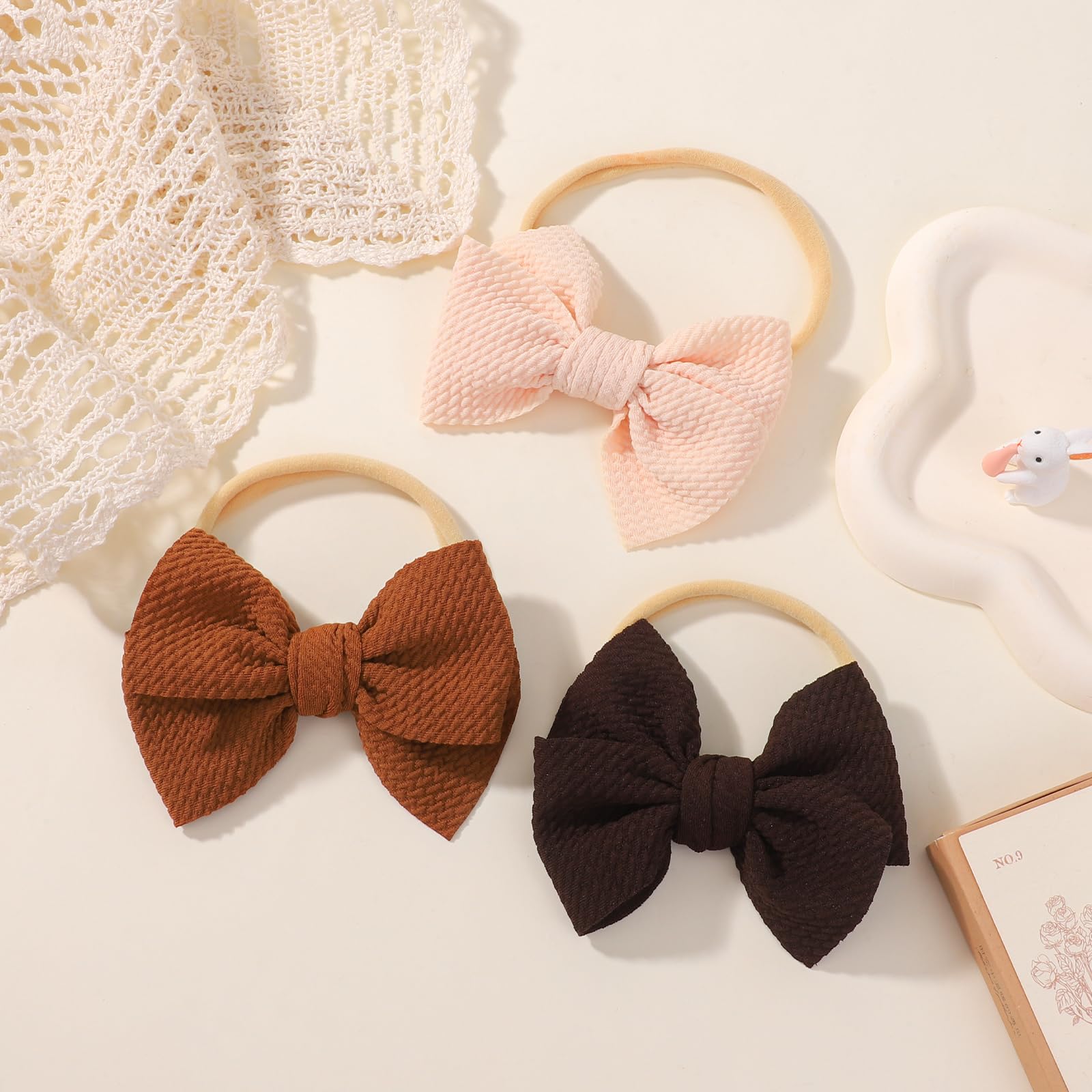 yoyokid elastic one-size headband fits newborn to toddler