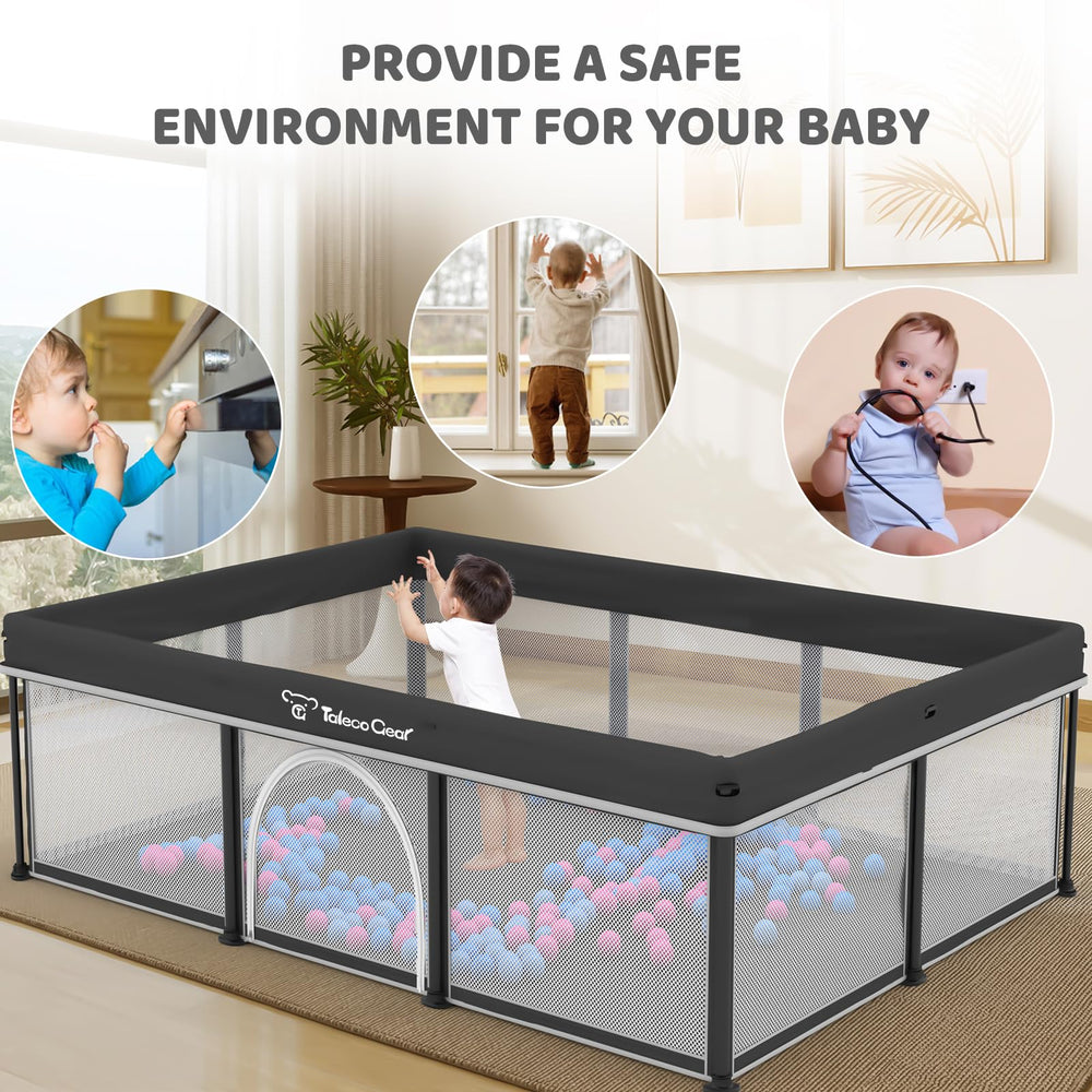 Yozoia Taleco Gear breathable fabric enclosure promotes airflow and comfortable play sessions.