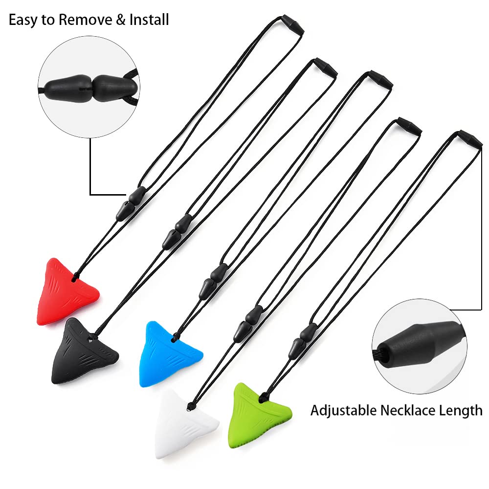 YQZIYOU sensory chew necklaces adjustable-length feature for a perfect fit