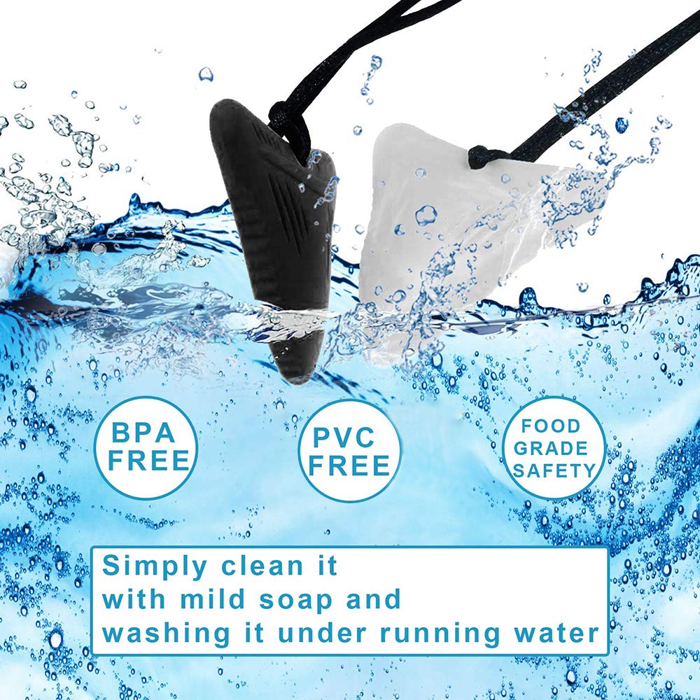 YQZIYOU sensory chew necklaces easy-cleaning demonstration for quick maintenance