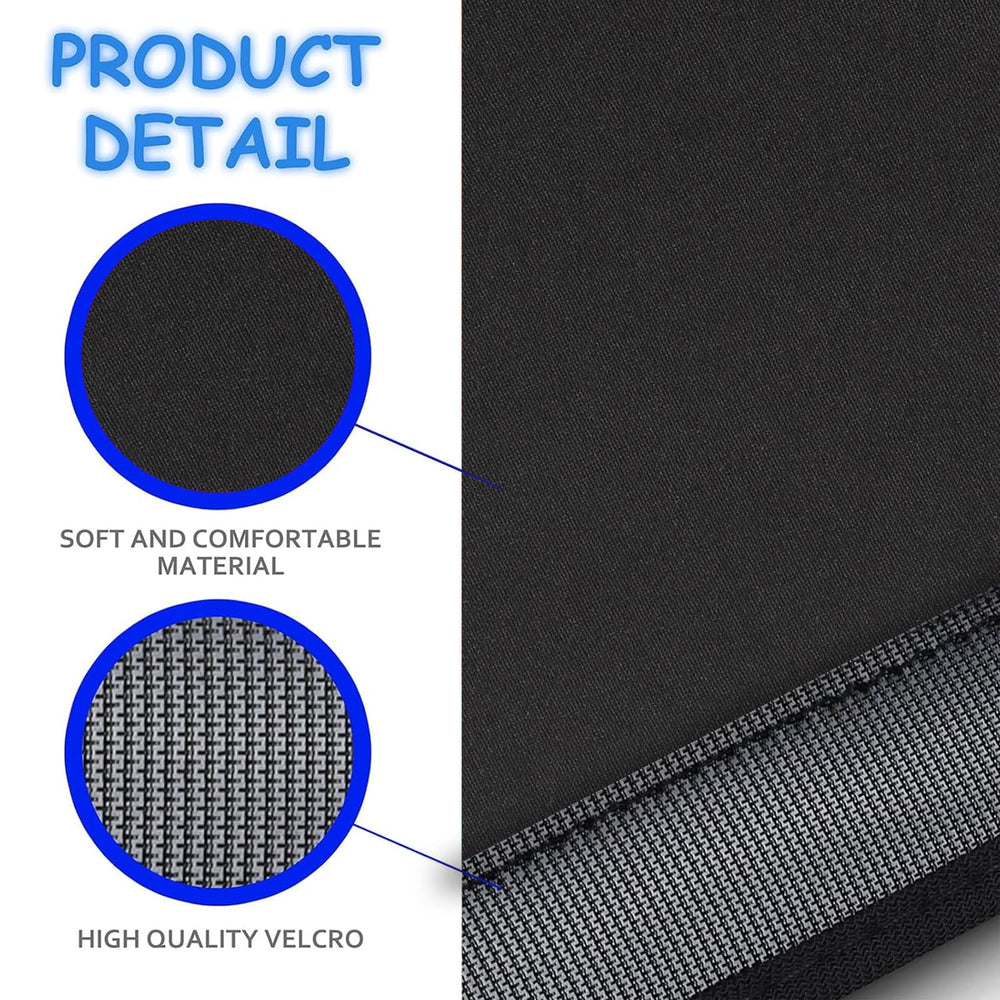 YR seat belt cover adjustable Velcro fits most car belts for quick, secure installation.