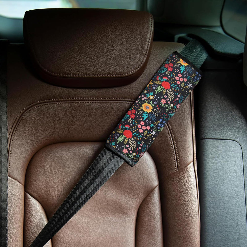 YR seat belt cover adjustable Velcro band fits most car belts securely