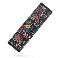 YR seat belt cover for kids soft neoprene in garden-picnic design for comfortable rides