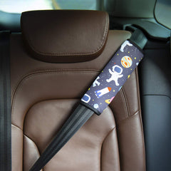 YR neoprene seat belt cover close-up showing soft fabric and sweat absorption.