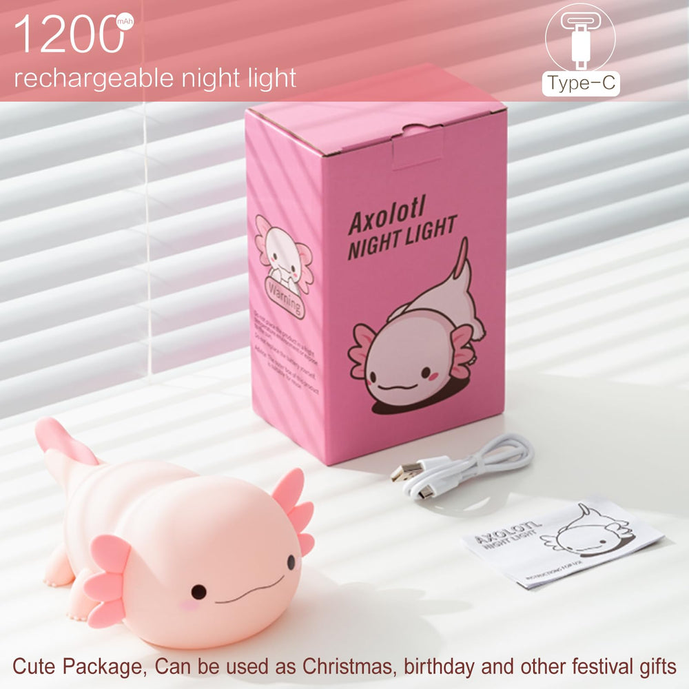 YR YRHH-PET Axolotl nightlight baby nursery companion with gentle illumination.