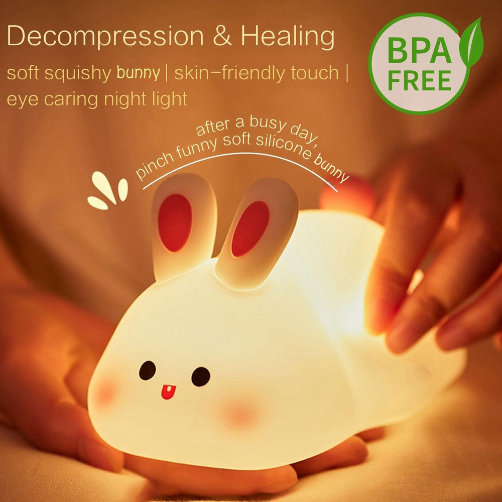 YR YRHH-PET squishy bunny silicone build is safe and durable for kids