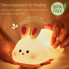 YR YRHH-PET squishy bunny silicone build is safe and durable for kids