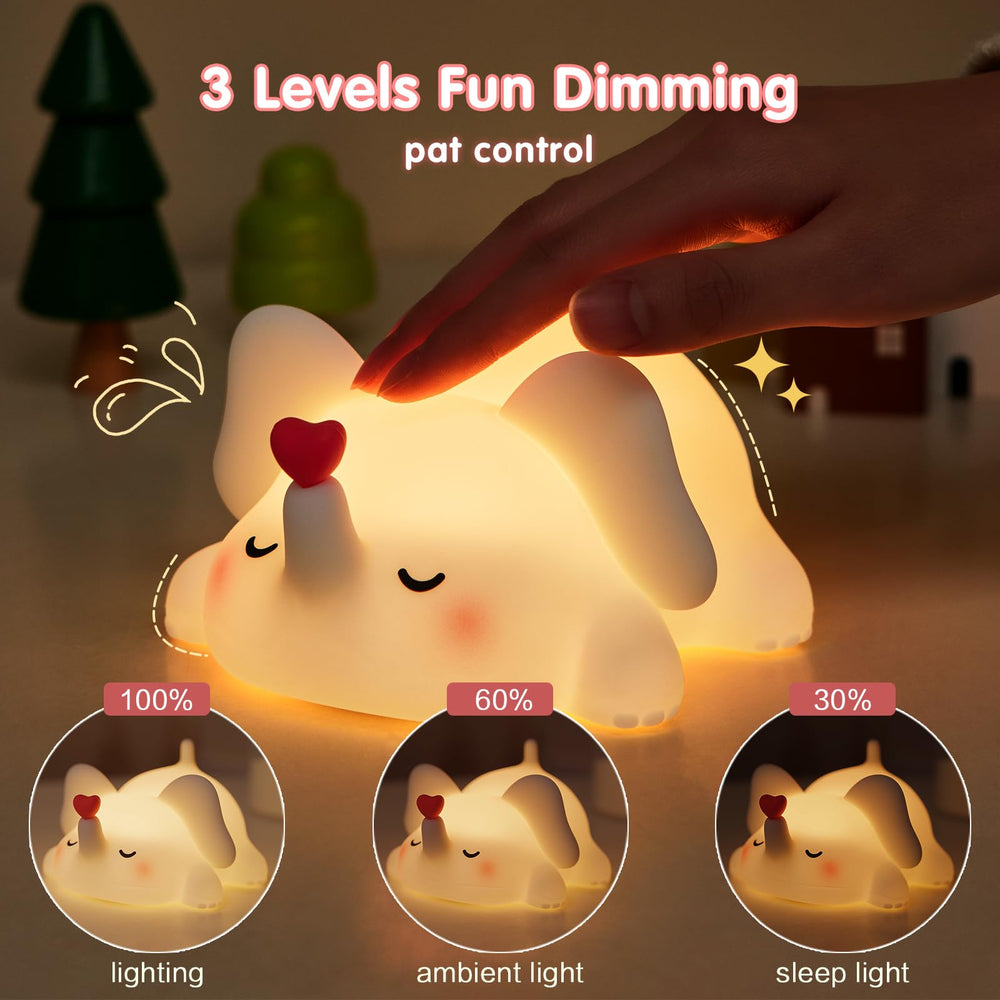 YR YRHH-PET Sweet Heart Elephant Night Light dimmable glow suitable for reading