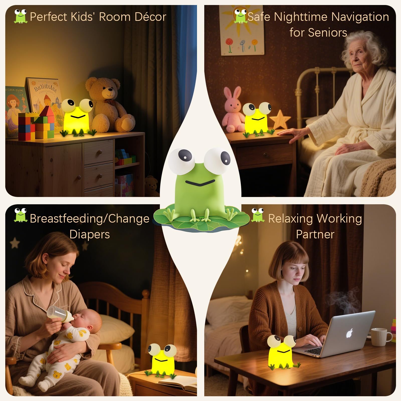 YR YRHH-PET frog night light 30-minute timer helps energy saving