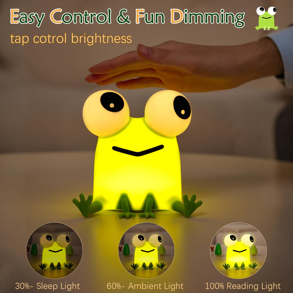 YR YRHH-PET frog night light rechargeable battery enables wireless night use