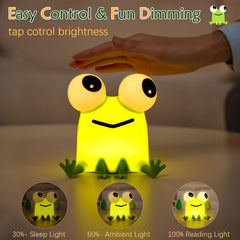 YR YRHH-PET frog night light rechargeable battery enables wireless night use