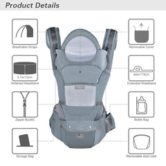 YSSKTC adjustable-shoulder-straps demonstrated during 6-way carrying