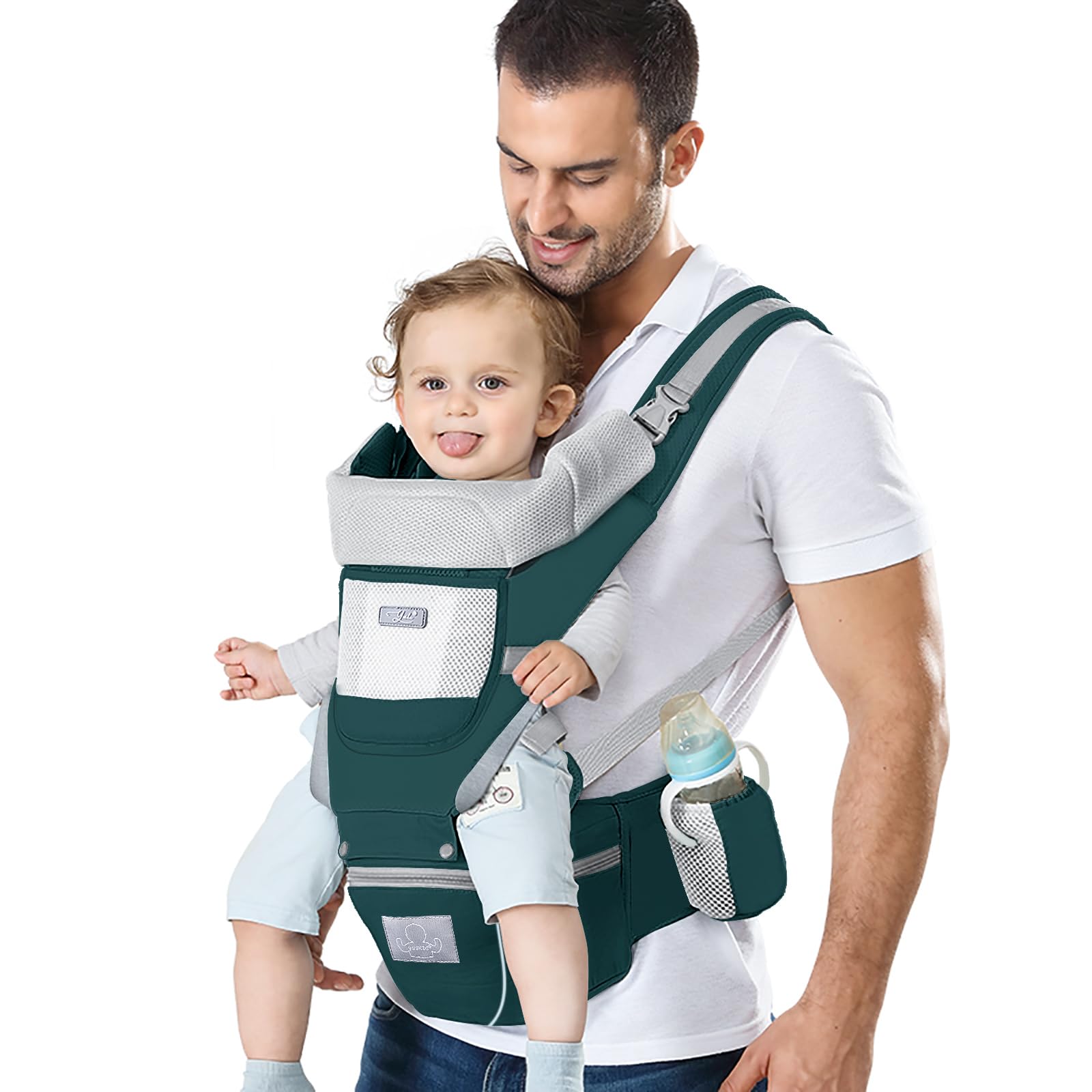 YSSKTC baby carrier hip-seat ergonomic design for comfortable carrying.