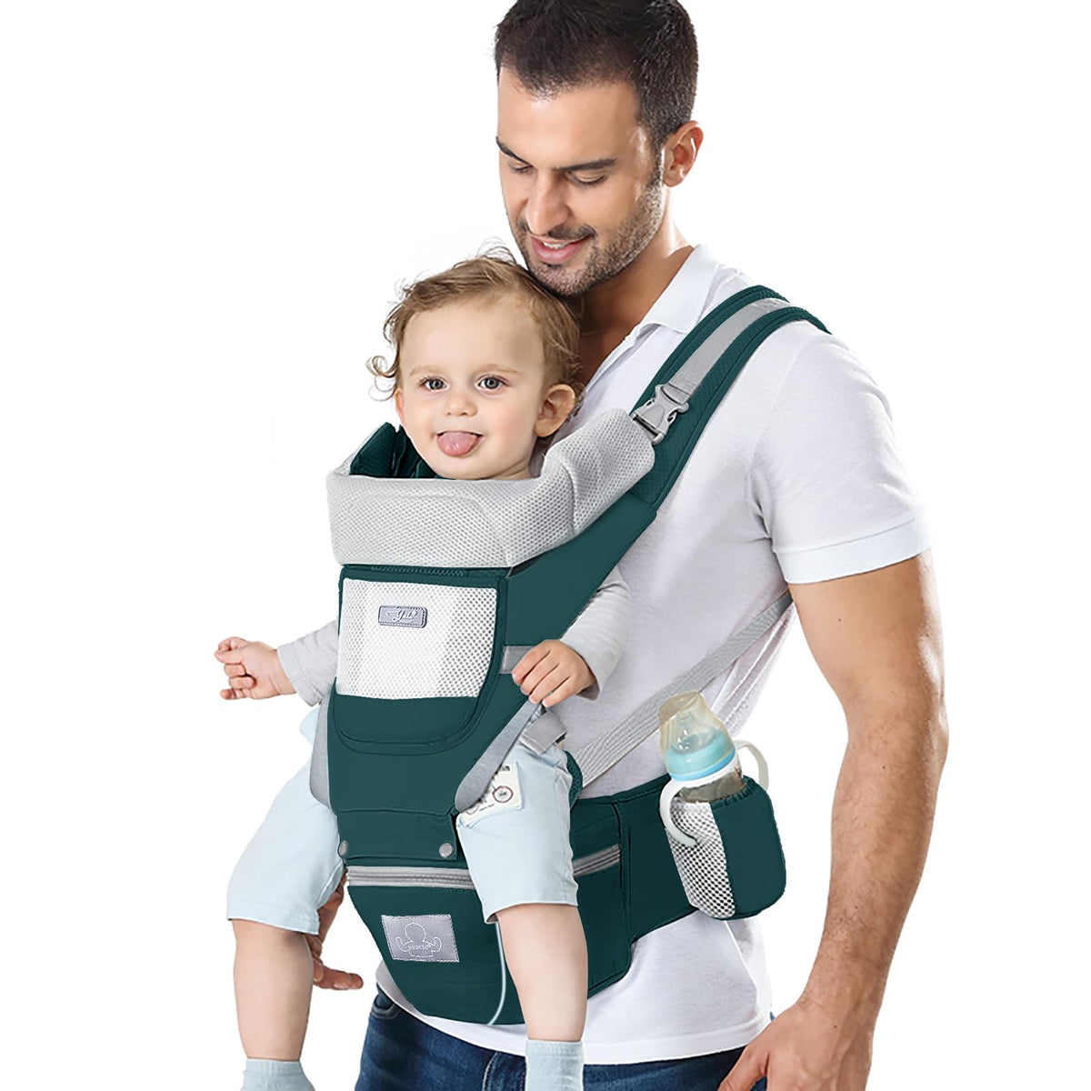 YSSKTC baby carrier hip-seat ergonomic design for comfortable carrying.