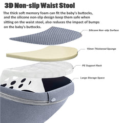 YSSKTC breathable cotton and 3D mesh keep baby cool and comfortable.