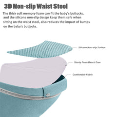 YSSKTC ergonomic hip-seat provides snug fit and stable support.