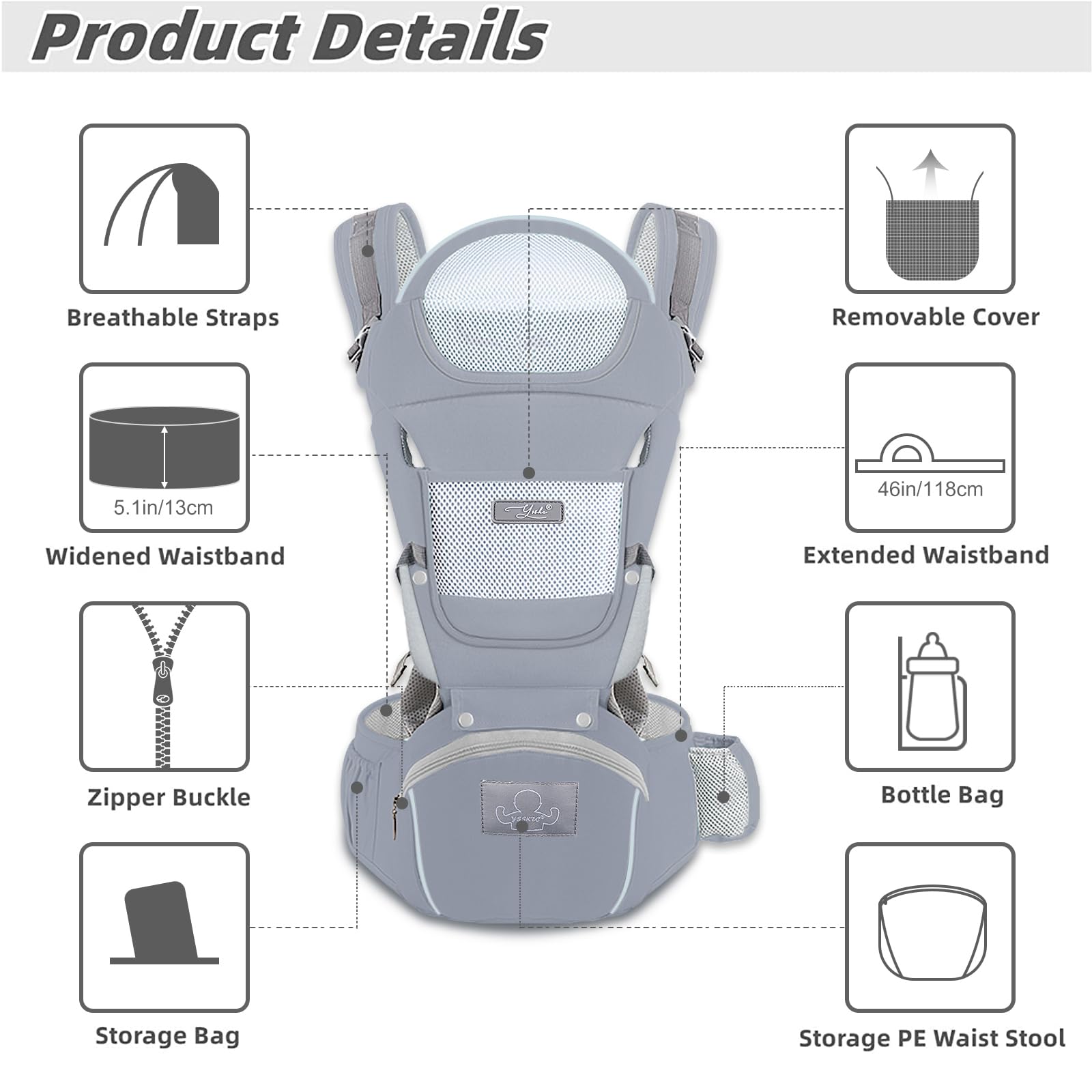 YSSKTC front-carry setup shows close contact for daily tasks.