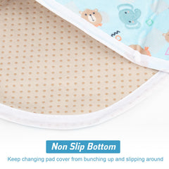 YSSPPOY anti-slip bottom keeps pad secure on changing tables.