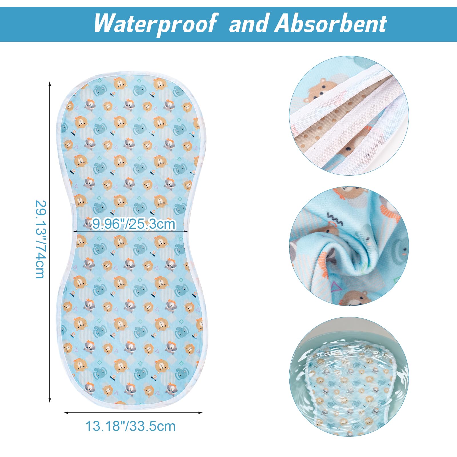YSSPPOY changing pad cover is washable and durable for busy families.