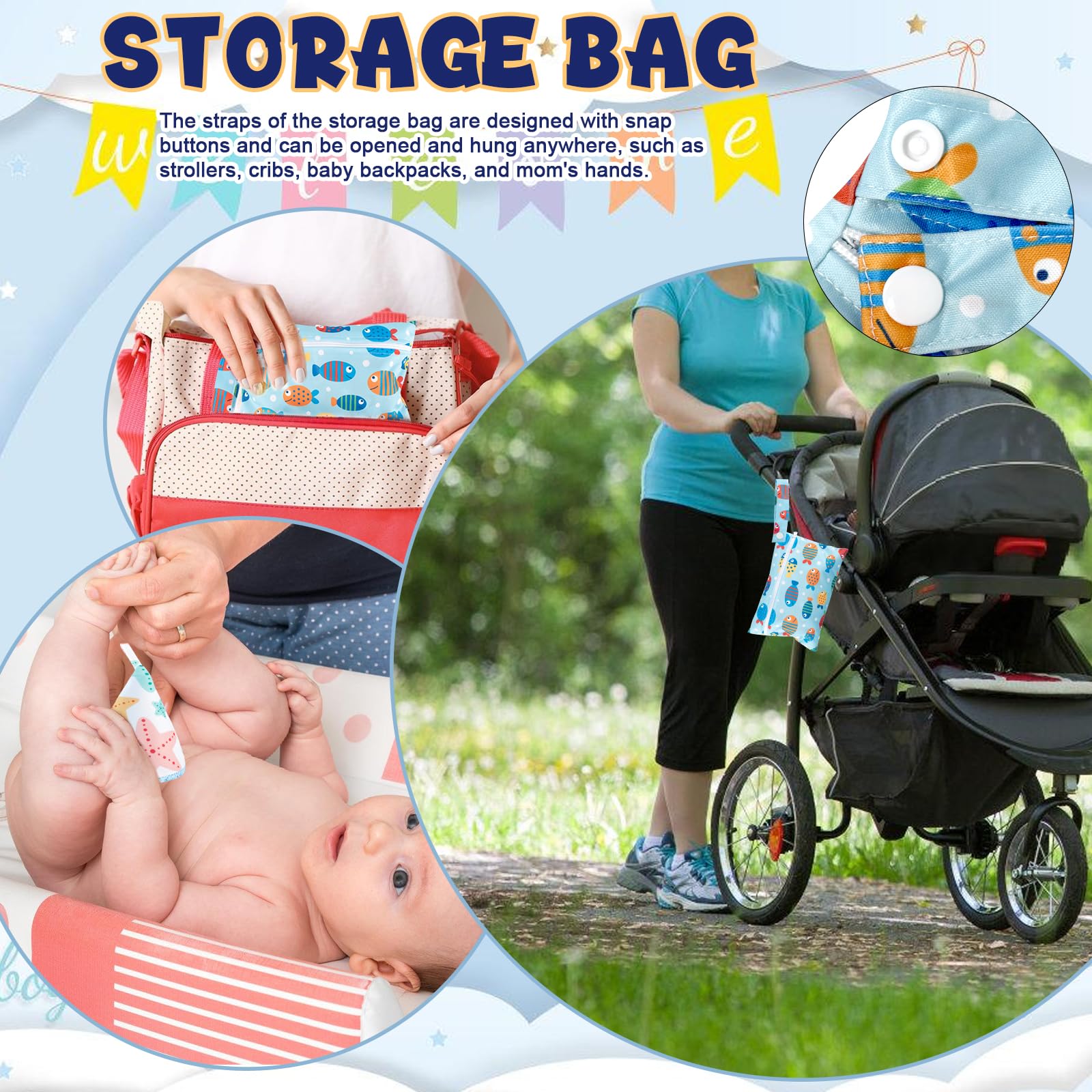 YSSPPOY 10-piece set provides varied covers for quick, clean diaper changes.