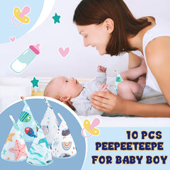 YSSPPOY pee teepee baby boy covers in five styles for versatile diaper changes.