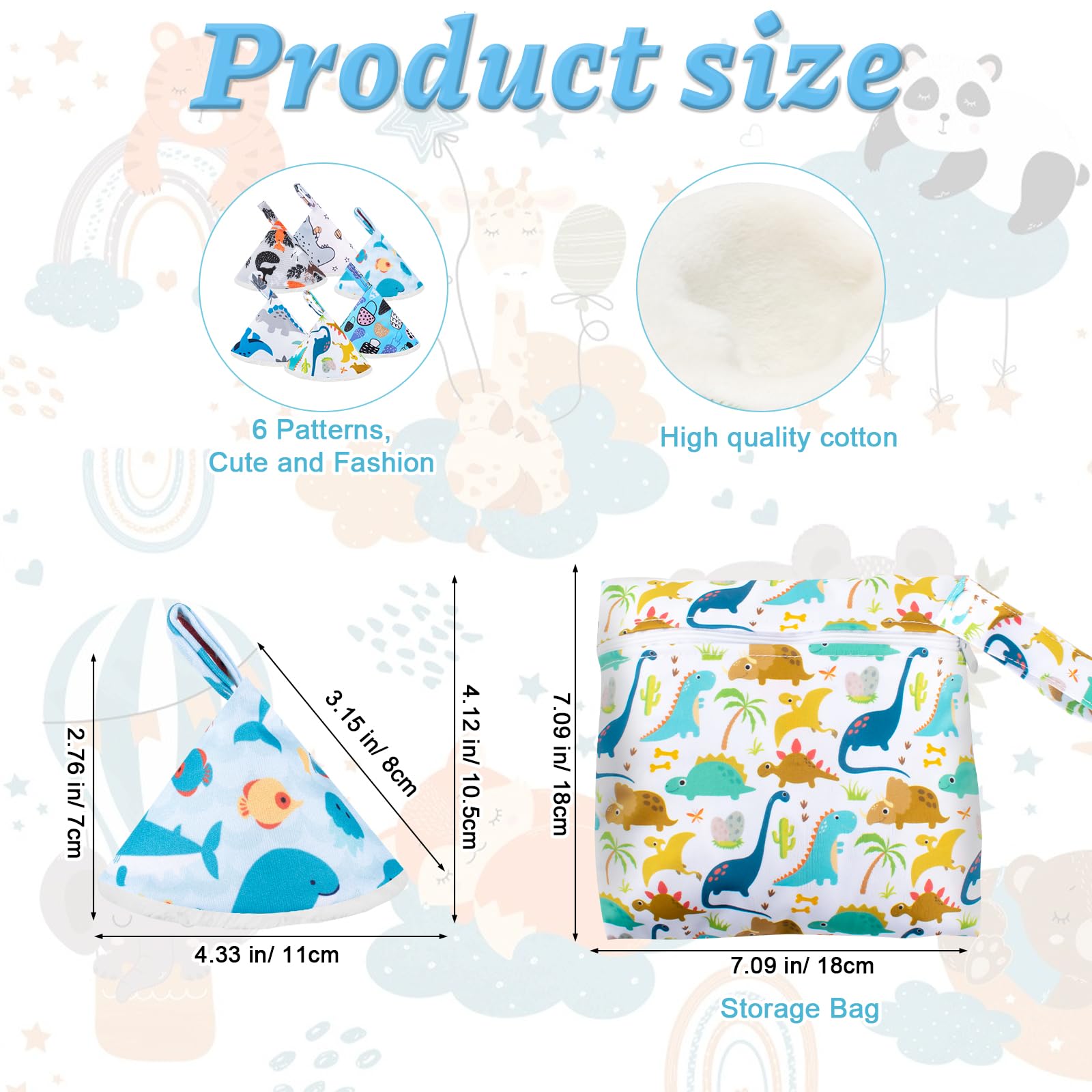 YSSPPOY Peepee Teepee Pattern 3 features leak proof outer layer for confidence.