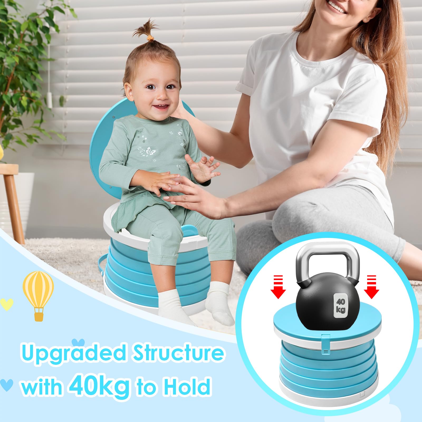 Yszawmx foldable-potty-assembly-free ready to use straight from packaging.