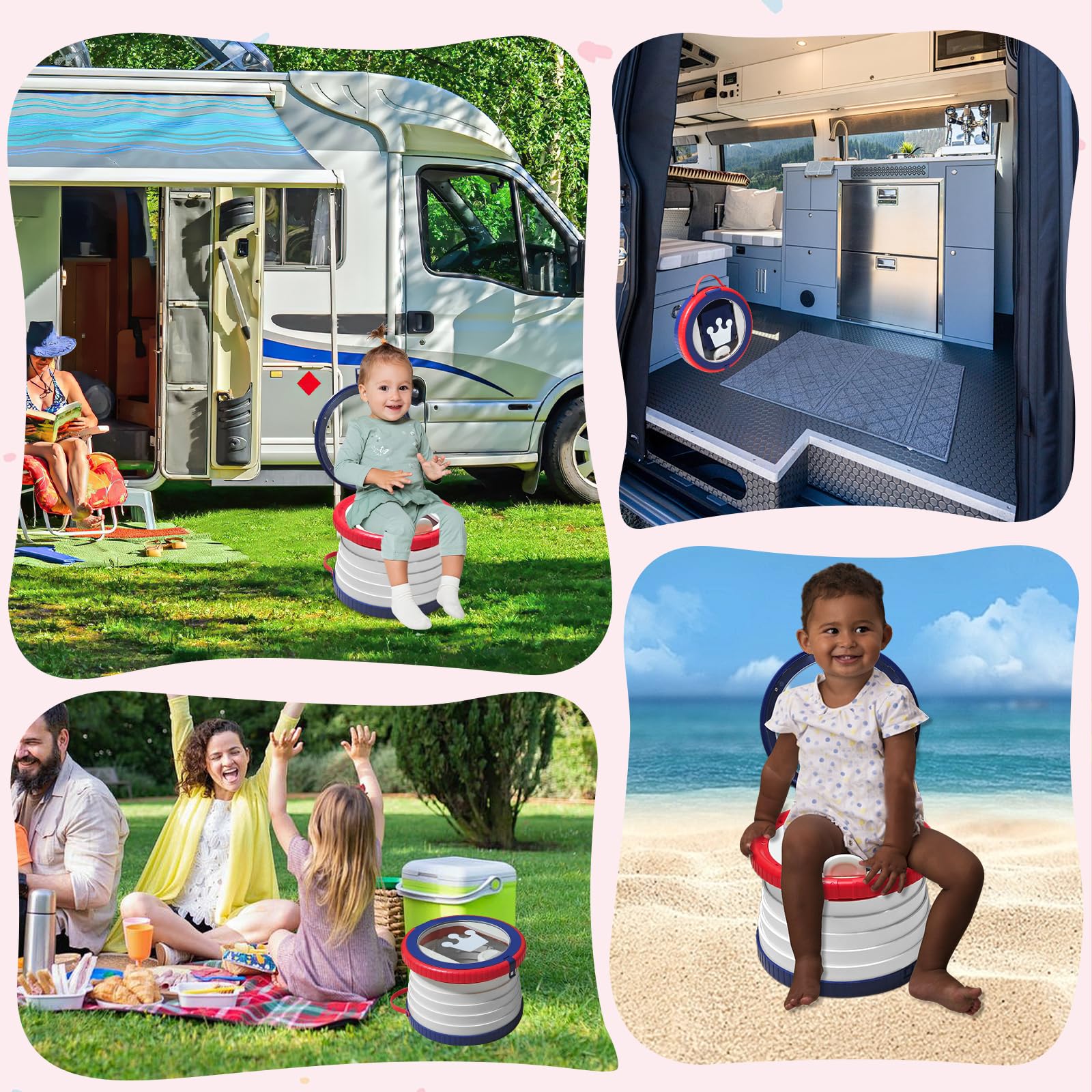 Yszawmx portable potty includes three cleaning bags.