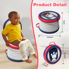 Yszawmx portable potty open for quick setup and use.