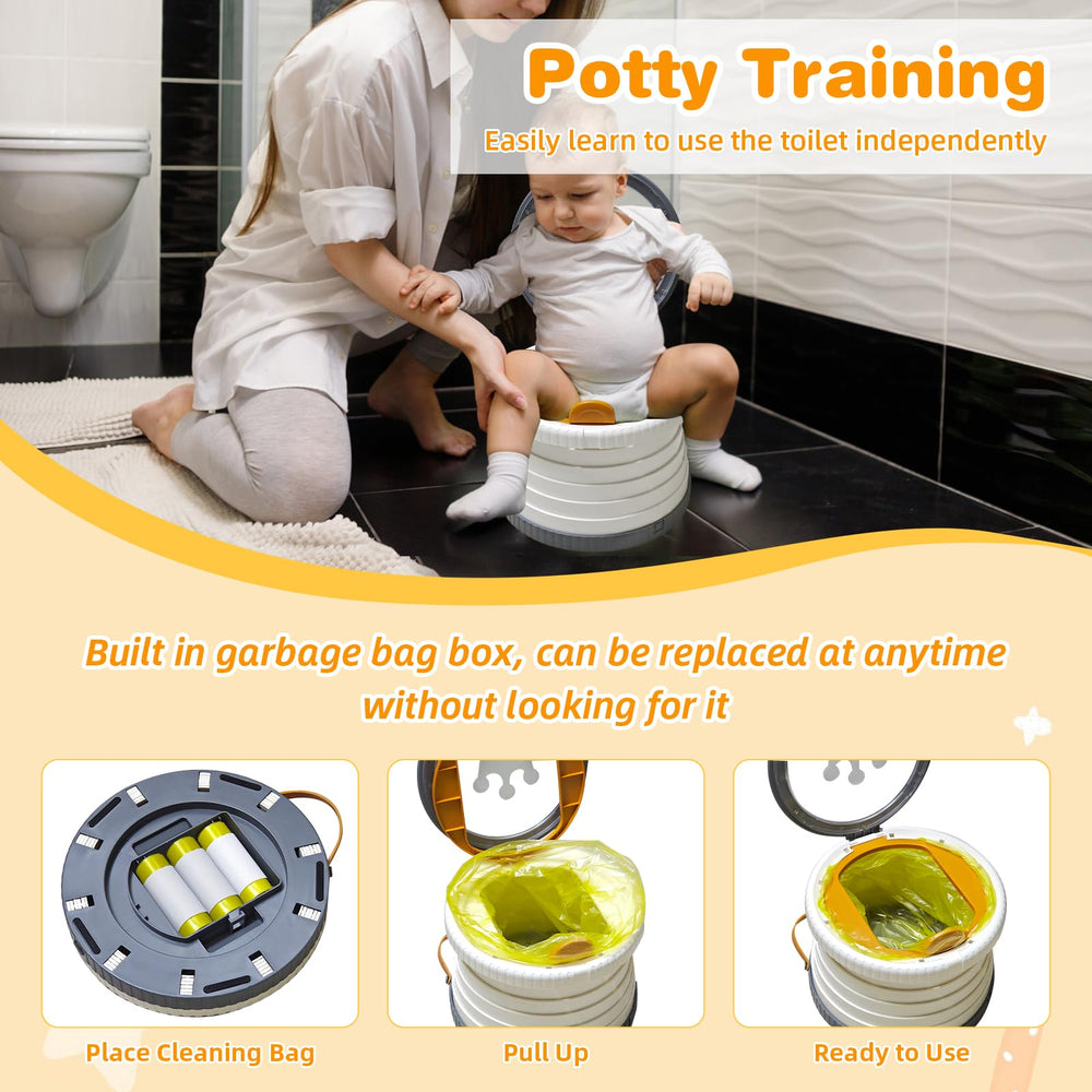 Yszawmx portable potty toddler using for independent potty routines
