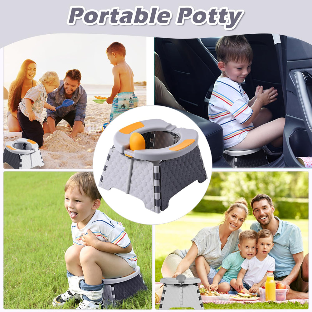 Yszawmx portable potty travel bag gray keeps essentials organized during trips