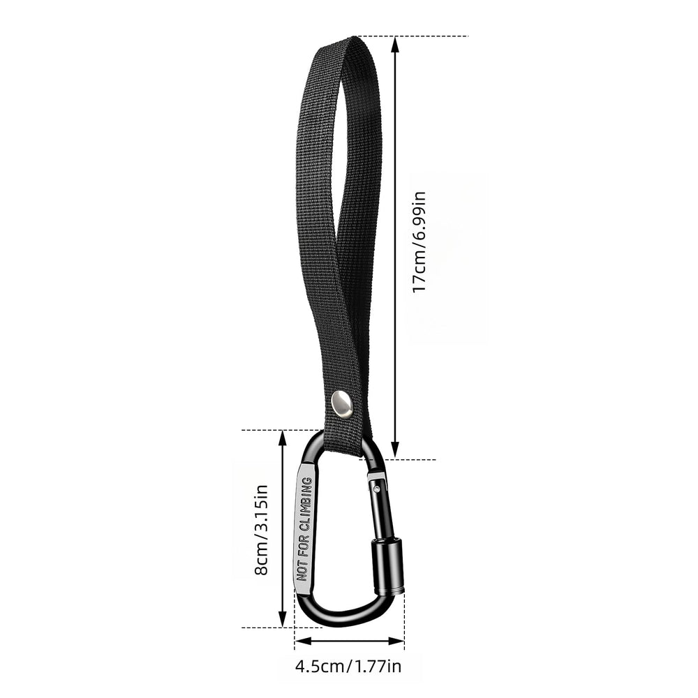Ytcku stroller hooks attached to a stroller handle showing easy grocery bag carrying.