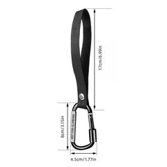 Ytcku stroller hooks attached to a stroller handle showing easy grocery bag carrying.
