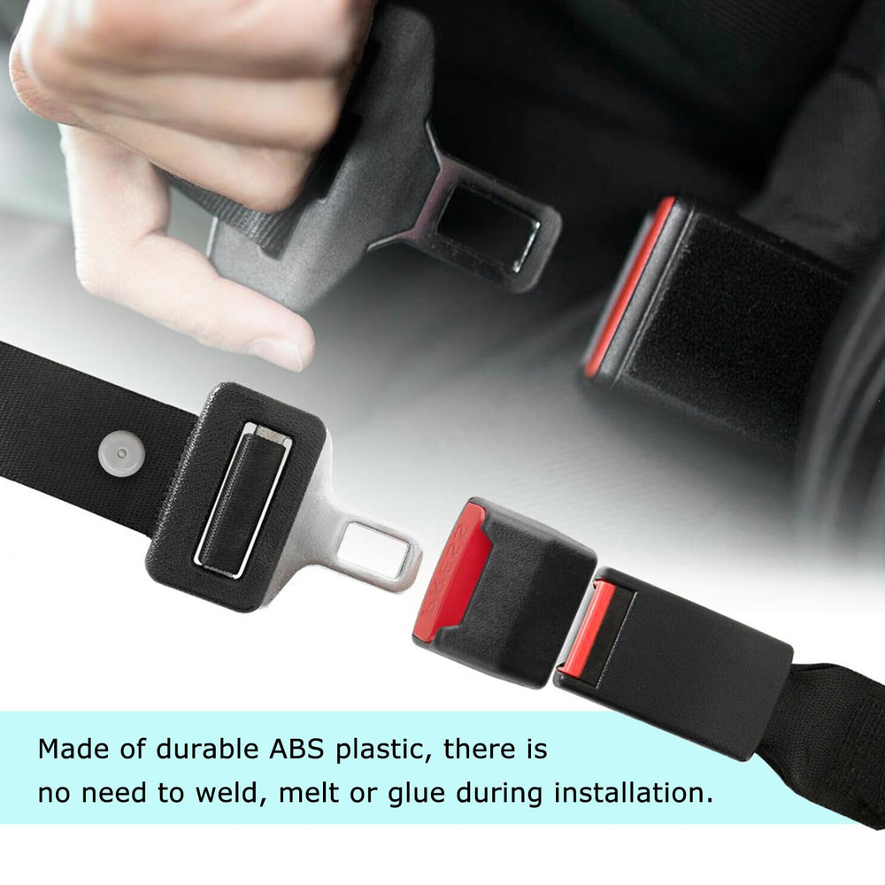 YTFRL seat belt button stop gray compact-set suitable for sedans and SUVs