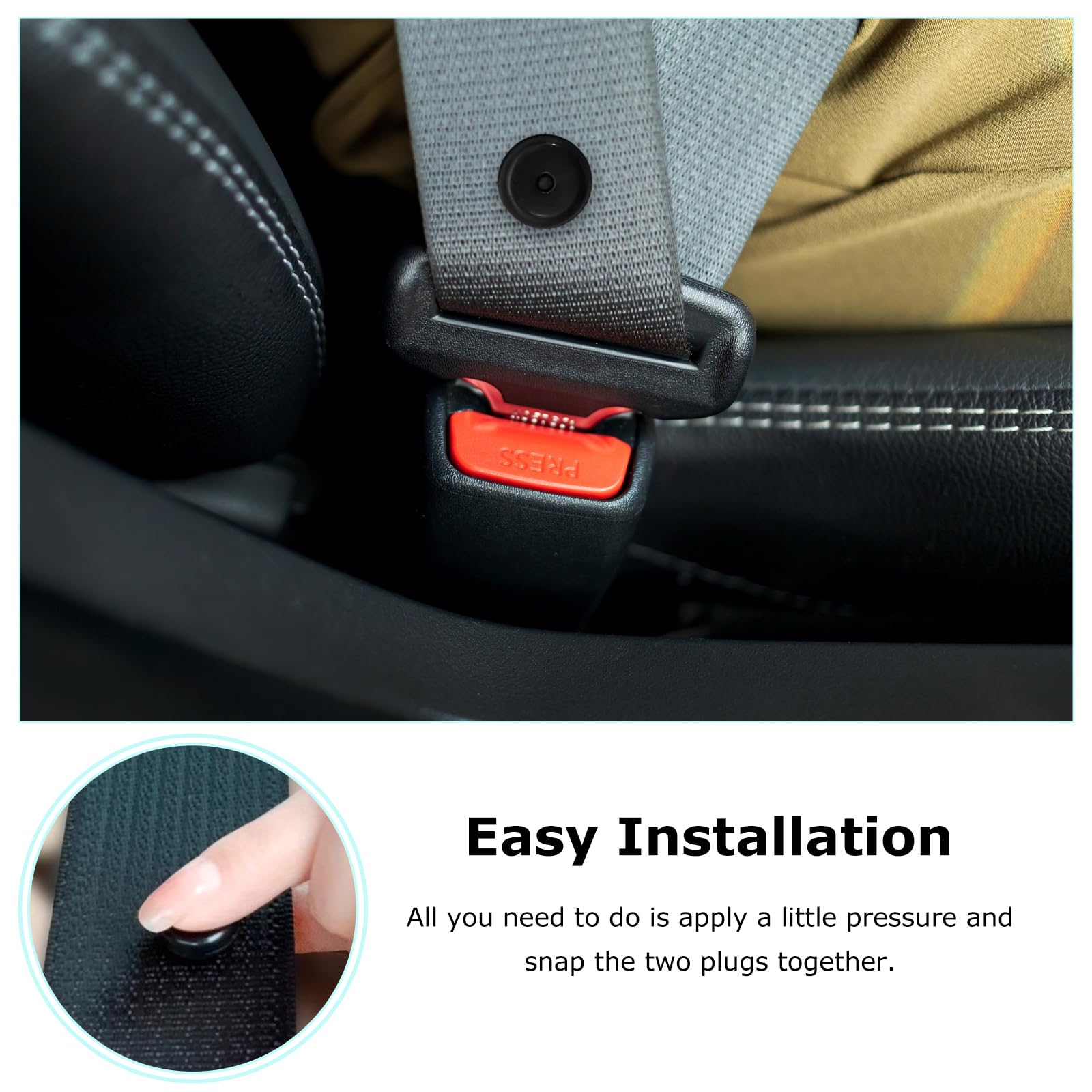 YTFRL seat belt stop color options showcase personal style.