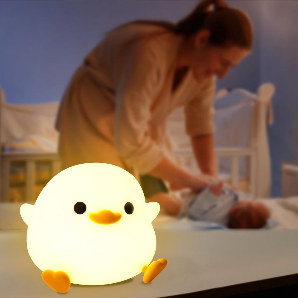 YuanDian Dodo Duck LED night light includes friendly customer service for support.