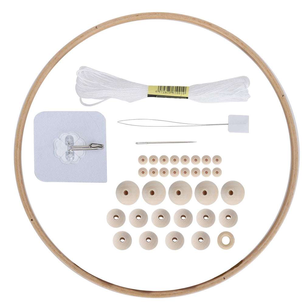 Yuecoom DIY wind chimes kit hanging hook wear coil for versatile room setup.