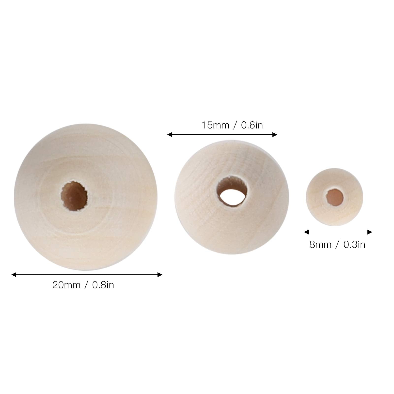 Yuecoom DIY wind chimes kit large beads for vibrant visual accents and soothing room decor.