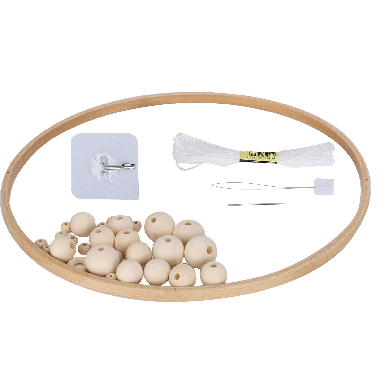 Yuecoom DIY wind chimes kit thread roll for durable, neat knotting during craft.