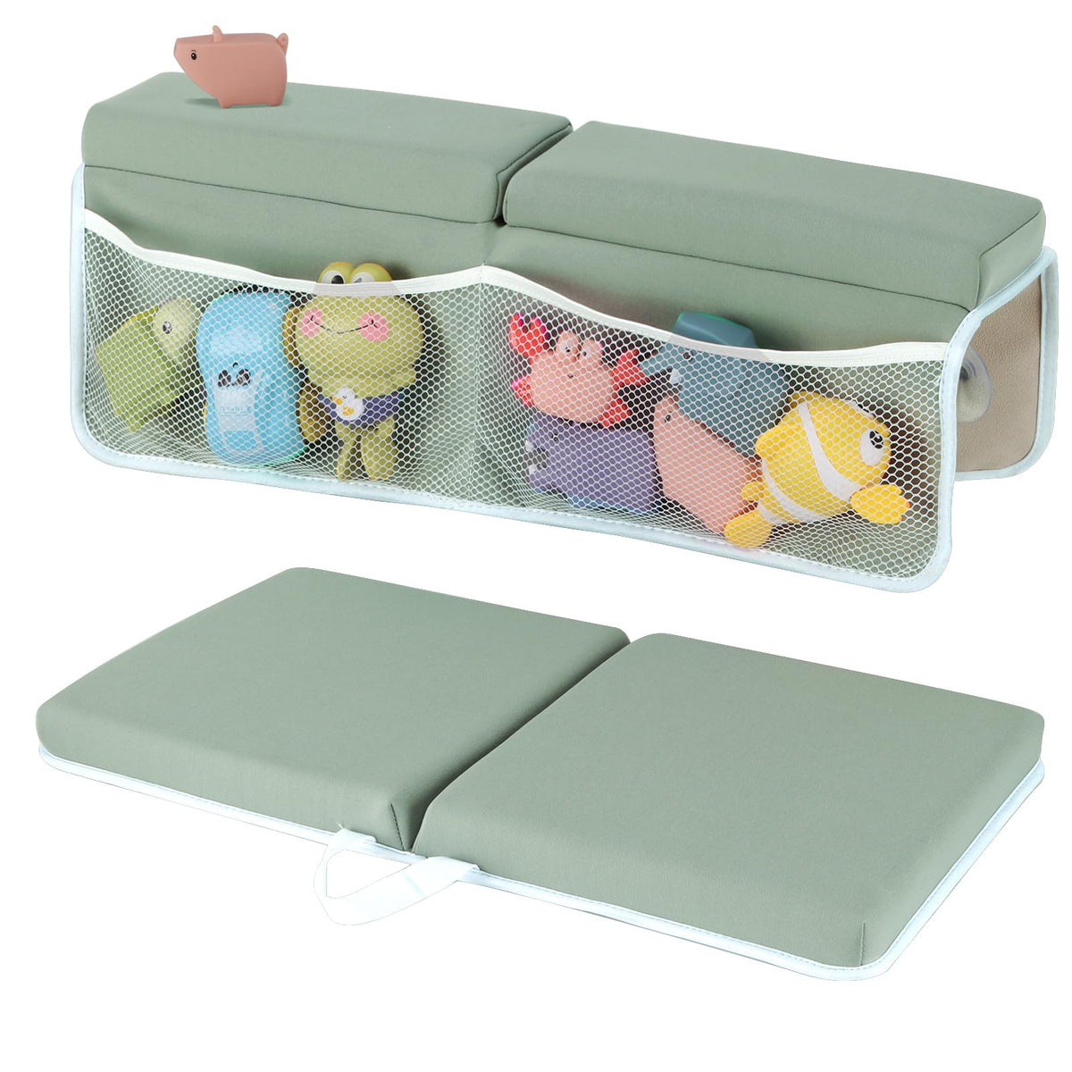 YUFIXO memory foam kneeler supports comfortable bath time