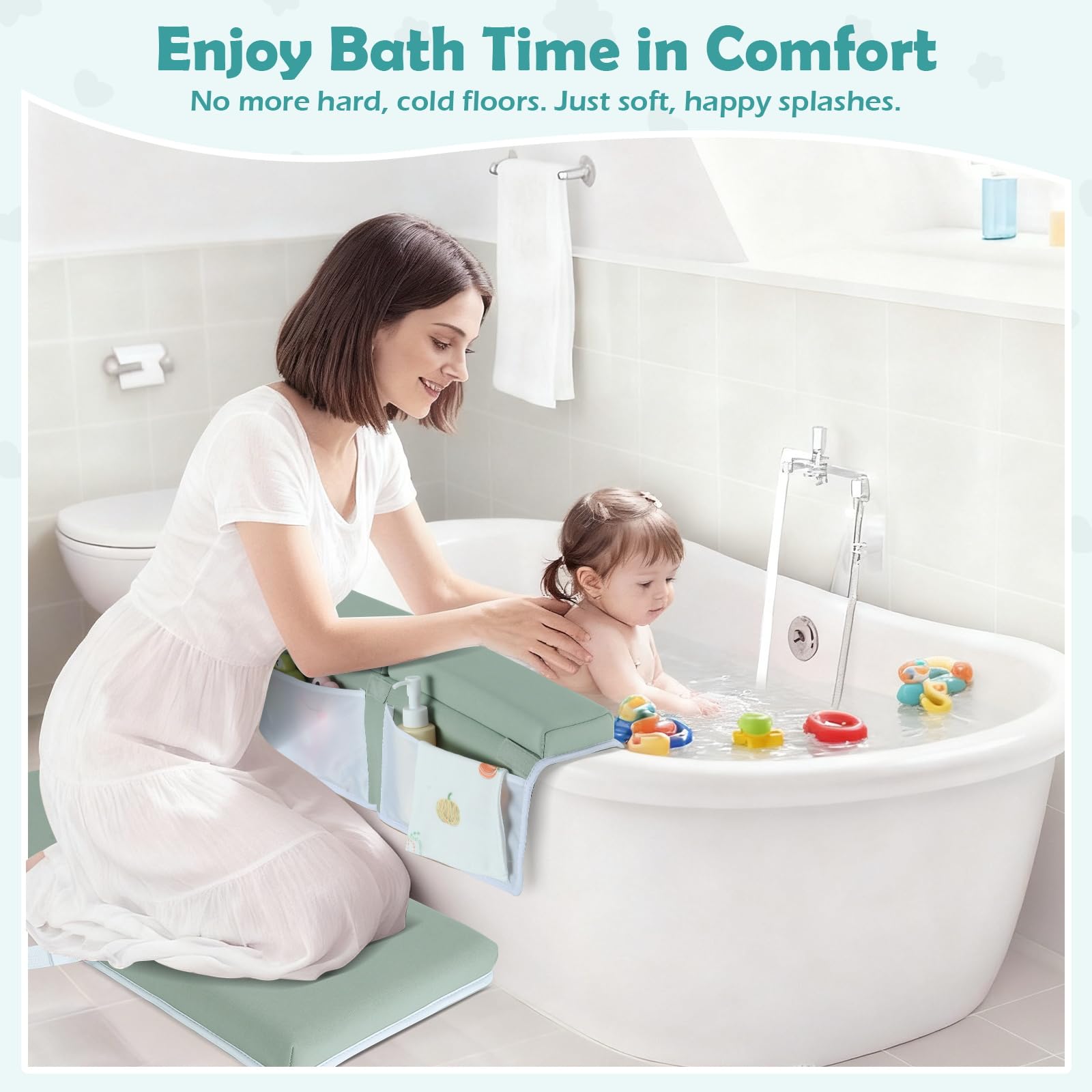 YUFIXO elbow rest pad cushions arms for bath time